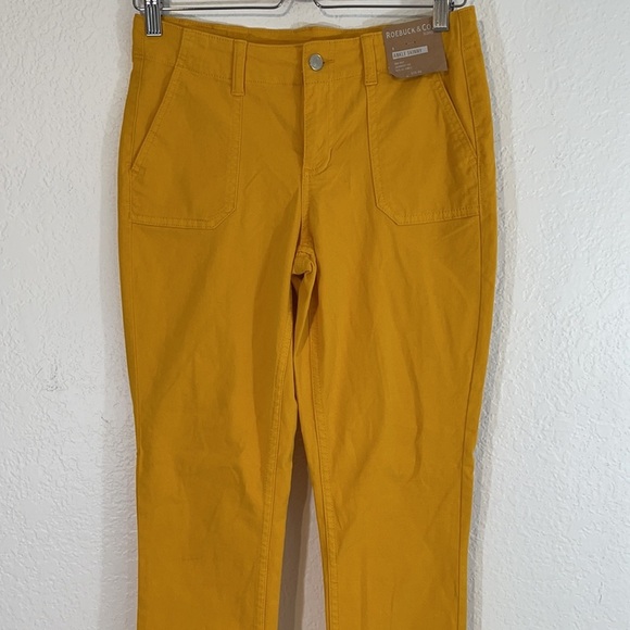 ROEBUCK CO. ANKLE SKINNY UTILITY CHINO ANKLE PANT MID RISE SIZE 4 NEW - Picture 2 of 11